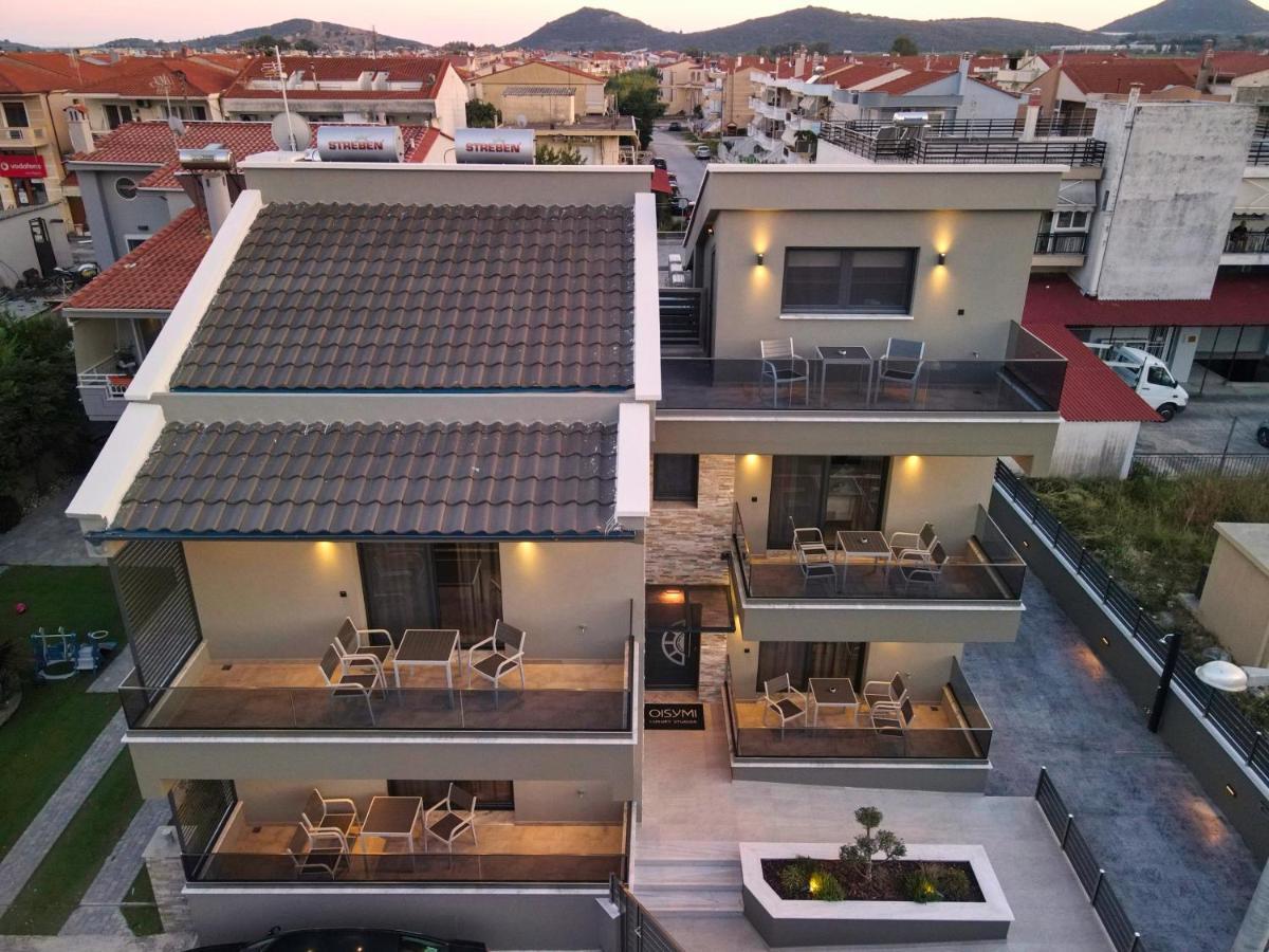 Oisymi Luxury Studios Nea Peramos  Luaran gambar