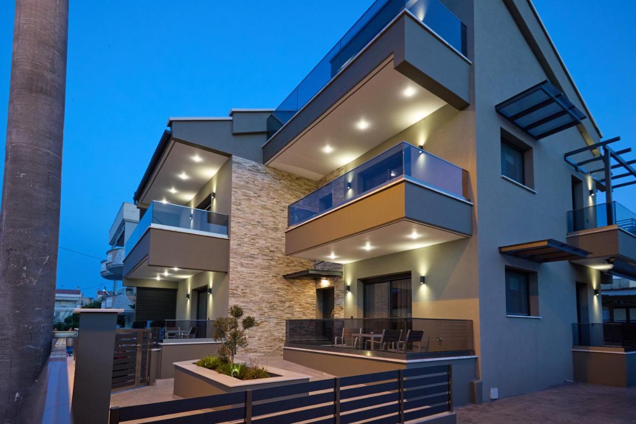 Oisymi Luxury Studios Nea Peramos  Luaran gambar